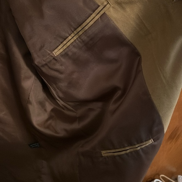 Polyester Tan Business Blazer - Picture 2 of 6